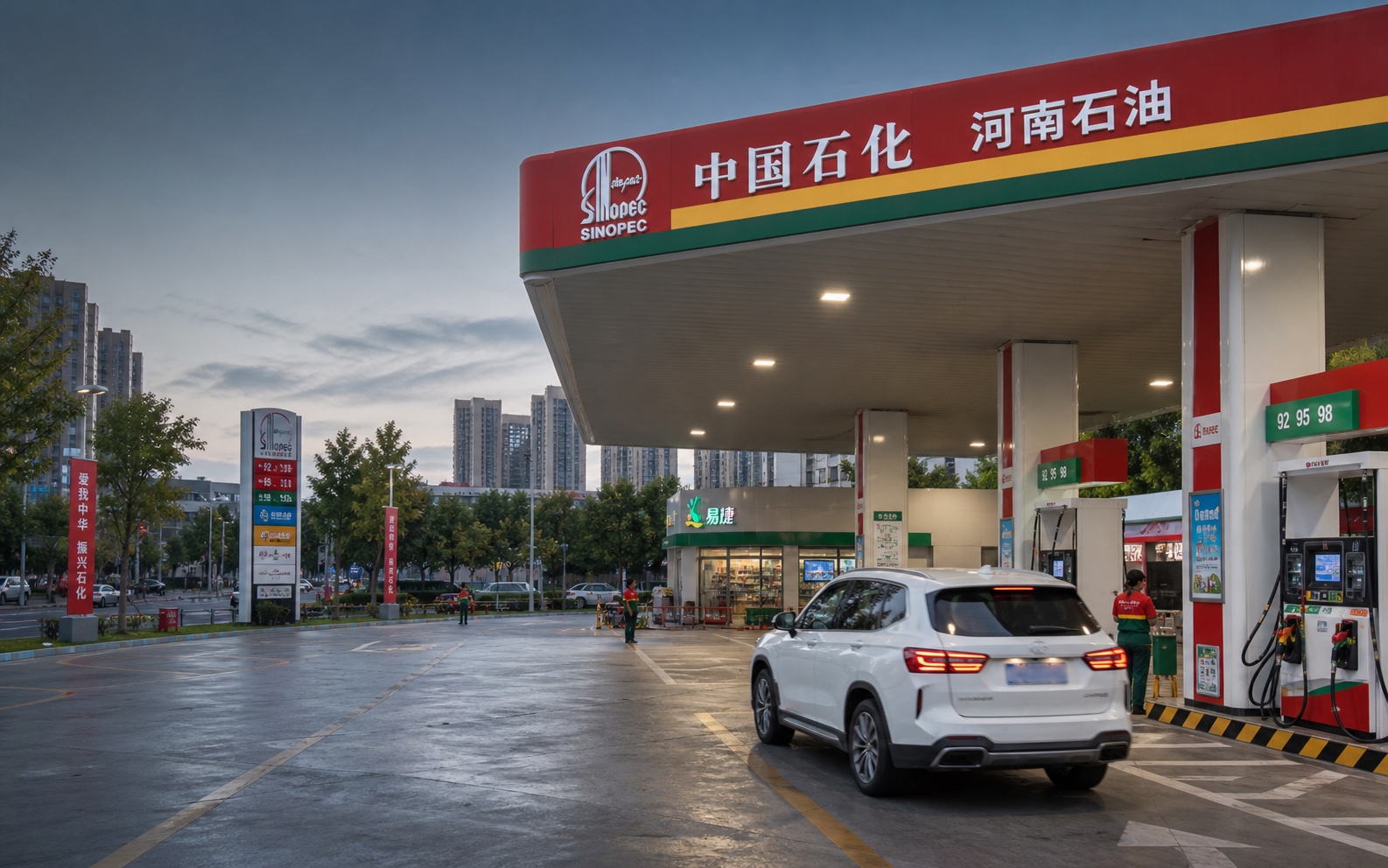 加油站现场
